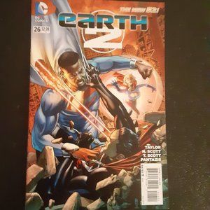 EARTH 2 #26  SUPERMAN VERSES VAL-ZOD EARTH 2 Michael B Jordan Key Issue HBO